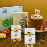 Plantable Rakhi, Planter, Diary & Pen (Yellow)